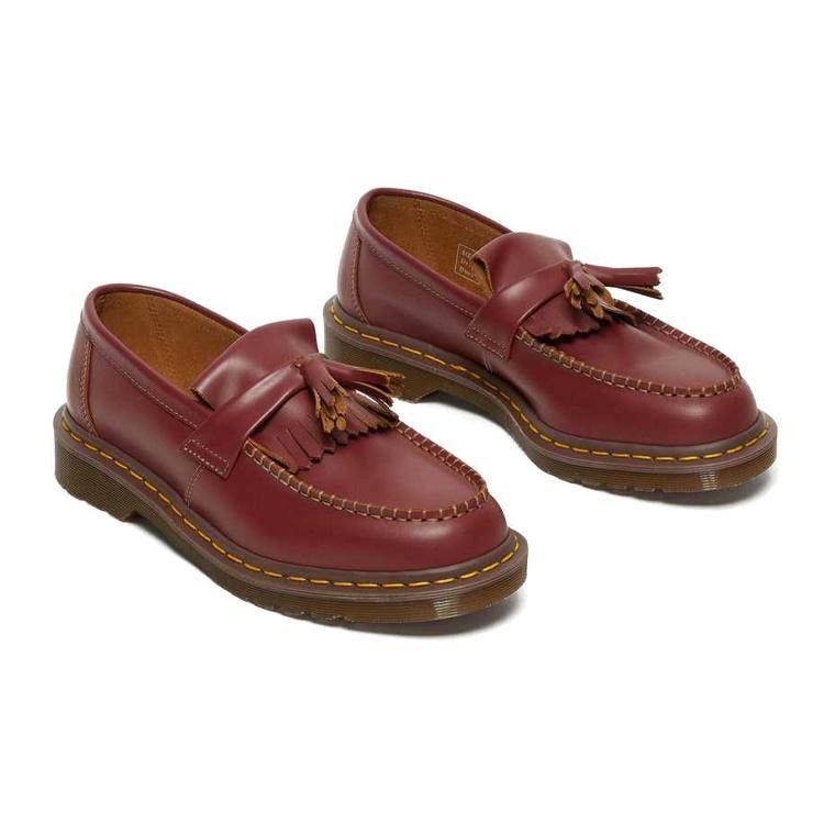 Dr. Martens Адриан Др. Лоферы с кисточками Dr. Martens Adrian 'Oxblood Quilon' Мужские 26891601