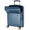 Top Blue Carbon [Actus] Suitcase, Zipper, Open, Carry-on, 74-20310, 33L, 53.5 Cm, 3.2kg,