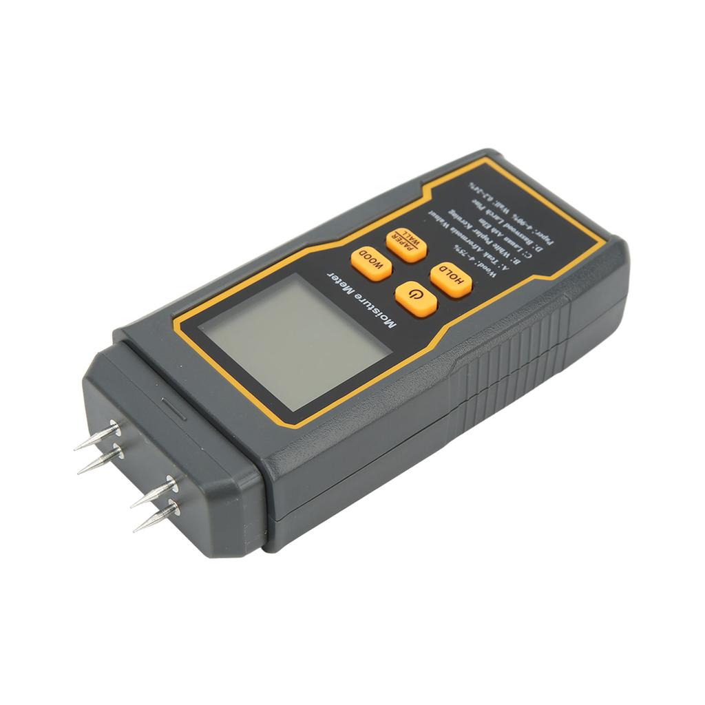 Цифровой измеритель влажности штыревого типа, 4 режима измерения, подсветка ЖК-дисплея, автоматическое отключение питания для древесины