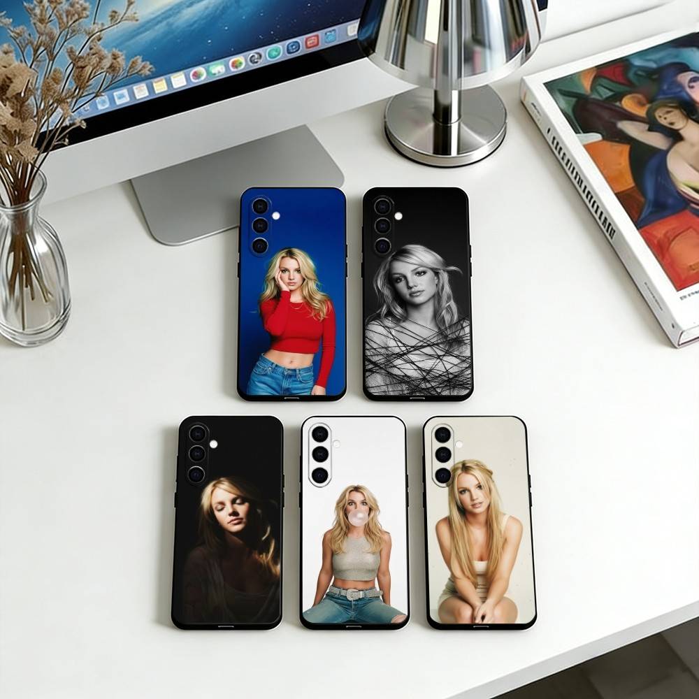 Чехол для телефона Britney Spears Мягкий черный Для Samsung Galaxy A73,A72,A71,A70,A53,A52,A51