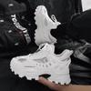 Vulcanized Shoes Luxury Sneakers Men's Harajuku Chunky Sneakers Autumn Black Running Footwear Male High Fashion Zapatos Hombre