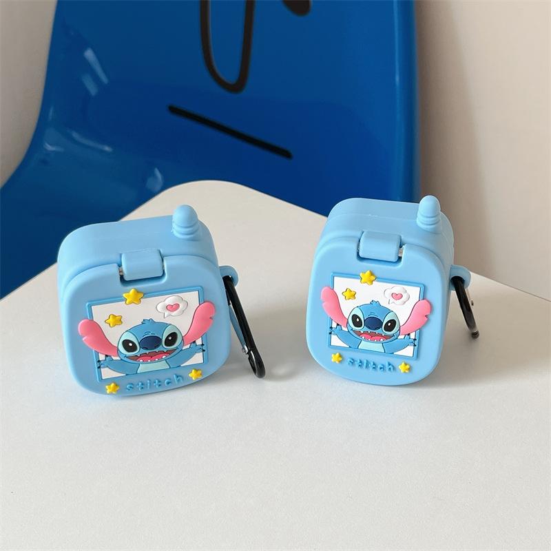 Чехол Stitch для Airpods 4 Apple Bluetooth беспроводная гарнитура 1/2/3 поколение pro2 силиконовый