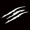 2024 New Design Monster Claw Marks Headlight Vinyl Decals Car DIY Stickers Stripes Scratch Decoration Universal for All Cars