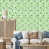 Clover Wallpaper Mint and Green for Living Room and Bedroom 50x1000