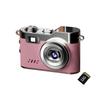 Retro Design Mini Digital Camera 1080P Video Recording Supports 16GB 32GB Card