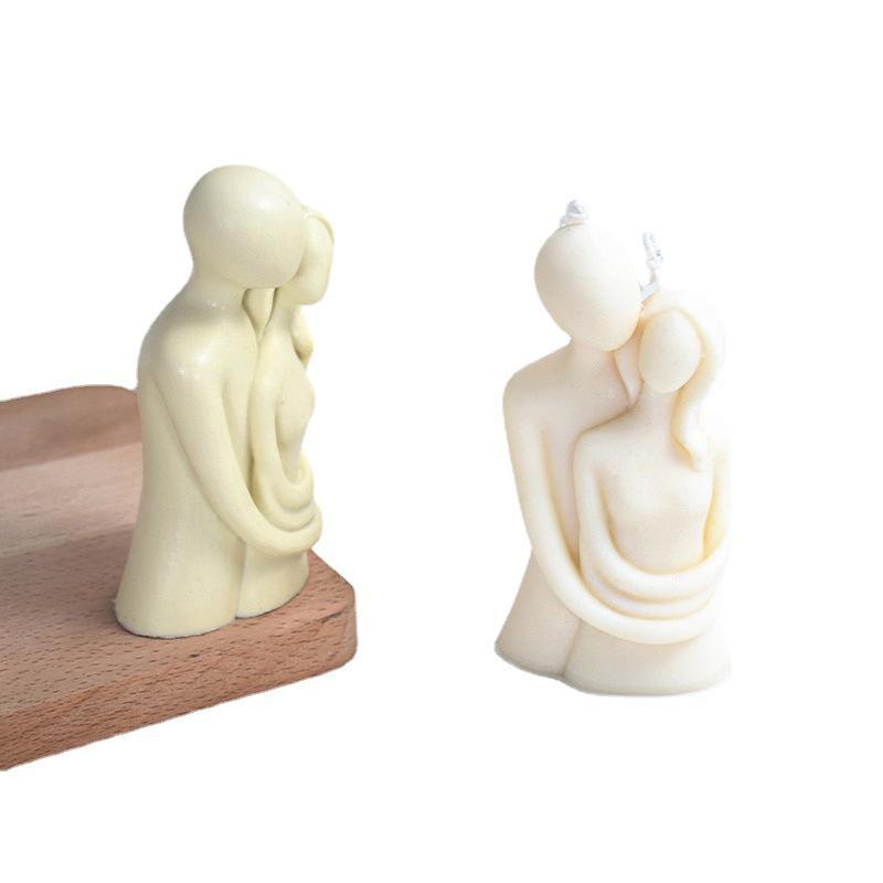 Силиконовая форма Hanwen для украшения свечей-объятий семейной пары