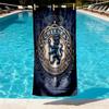 Chelsea Football Club Print Beach Towel Design, Soft, Lightweight. for Home Bathroom, Spa, Pool, Yoga, Surfing, Camping, Gift for Family, Friend