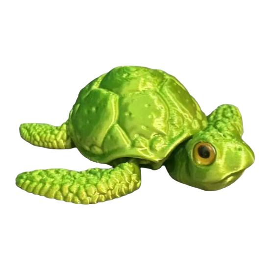3D-печатная фигурка морской черепахи, черепаха с подвижными суставами, украшение, игрушка-антистресс, модель черепахи, украшение для дома и офиса