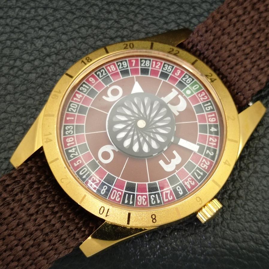 ШВЕЙЦАРСКИЕ МУЖСКИЕ МЕХАНИЧЕСКИЕ ЧАСЫ С РУЧНЫМ ЗАВОДОМ, ВОССТАНОВЛЕННЫЕ, С КОРИЧНЕВЫМ ЦИФЕРБЛАТОМ a430243-2 R102-a430243