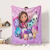 Custom Name Fairy Cat Dreams Flannel Blanket Throw Blanket Soft Warm Sofa Bed home Decor Unique Gift