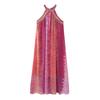 Kaslead New Women clothes Western Style Fashion Beads Decoration Loose Tie-dye Dress 6895249 330