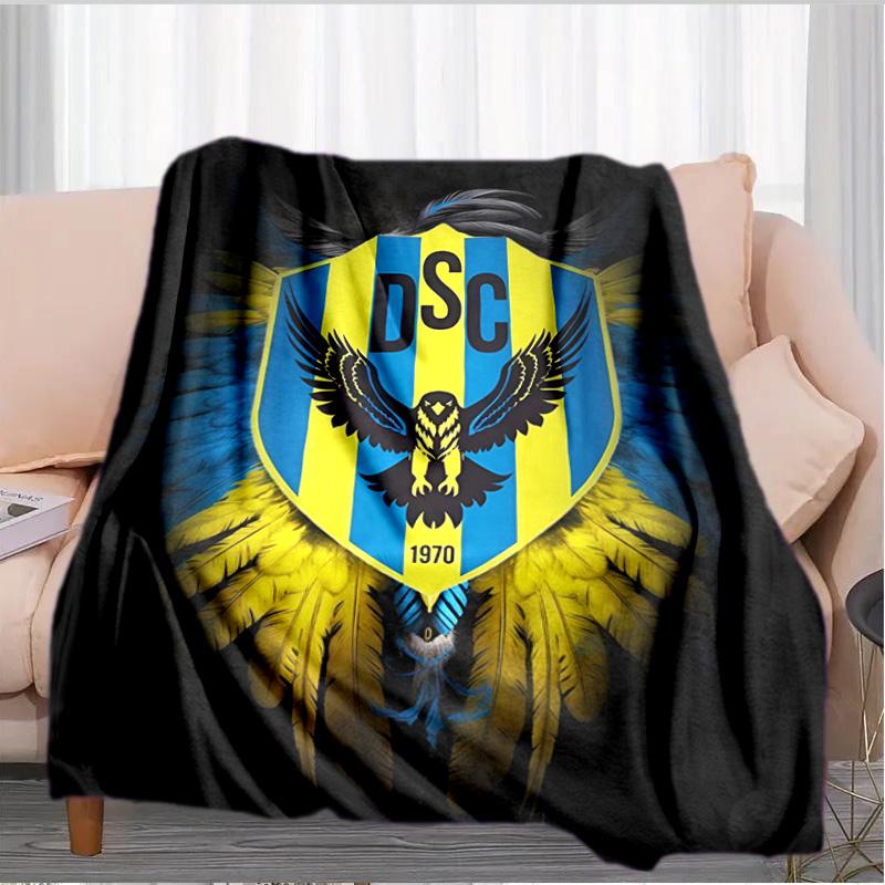 Duhok Sports Club Emblem Blanket Suitable for Sofas, Beds, Offices, And Camping - Perfect Gift for Halloween Christmas