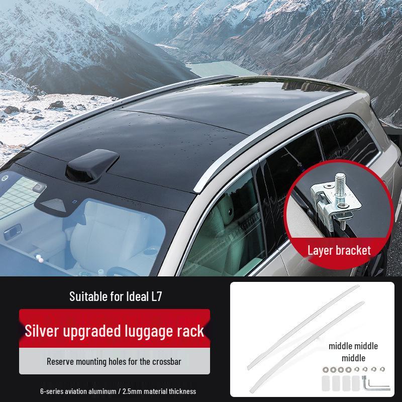 Поперечные дуги багажника на крышу для Ideal L7/L8/L9: Внешние алюминиевые аксессуары для багажа