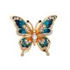 High end enamel, painted butterfly brooch, women's fashion, drip oil inlaid with diamonds, Christmas gift, Stocking stuffers, Valentine's Day gift