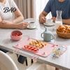 Heat Insulating Kitchen Pads Silicone Baby Placemat with Suction Cup, Toddlers Eating Food Mat Multi-functional Mats Anti-fall Rope, Foldable Activity