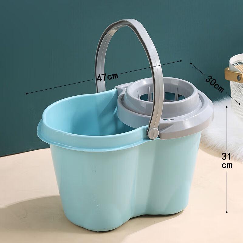 Qianxing Hand-Press Spin Mop with Large Capacity Cleaning Bucket
