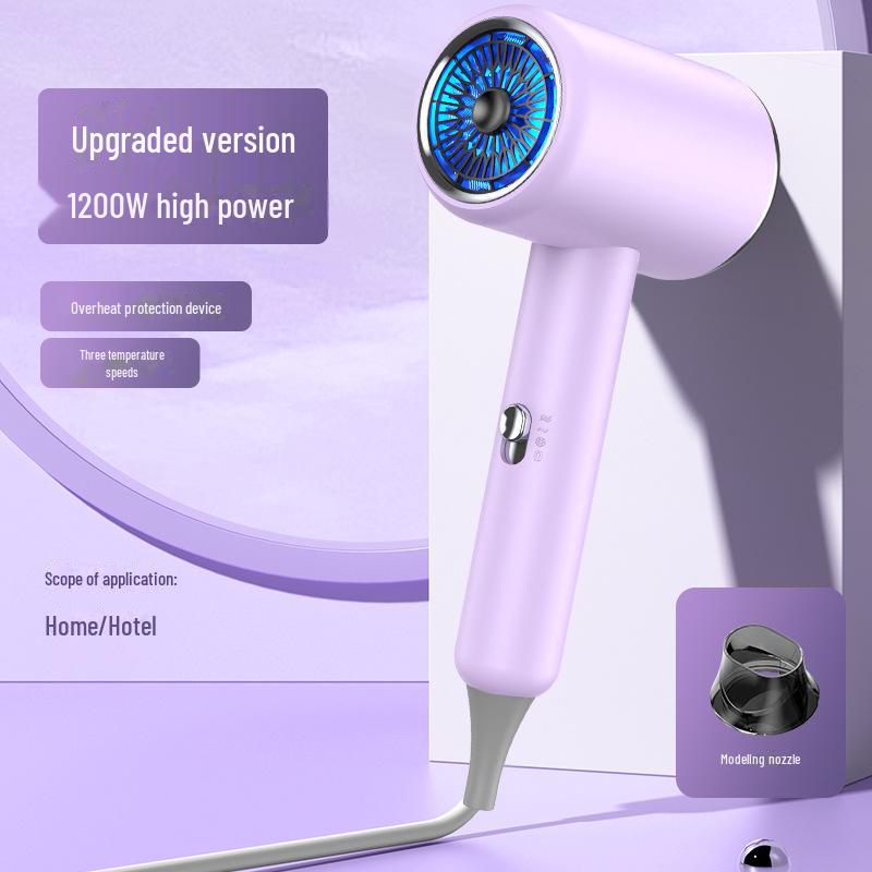 Фен высокой мощности с цифровым дисплеем, интеллектуальной регулировкой температуры и технологией Blue Light Ion