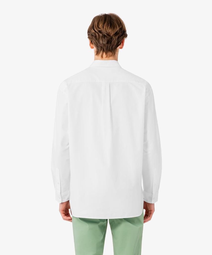 Мужская хлопковая рубашка LACOSTE Oxford свободного кроя Ch165E-56G 001