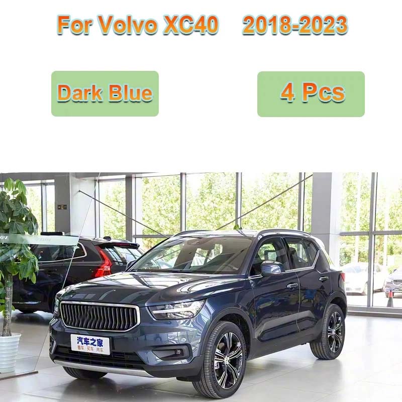 Painted For Volvo XC40 Accessories 2018- 4PCS Front Mudguards Splash Guards Rear MudFlaps Fender Flares Car Accessories