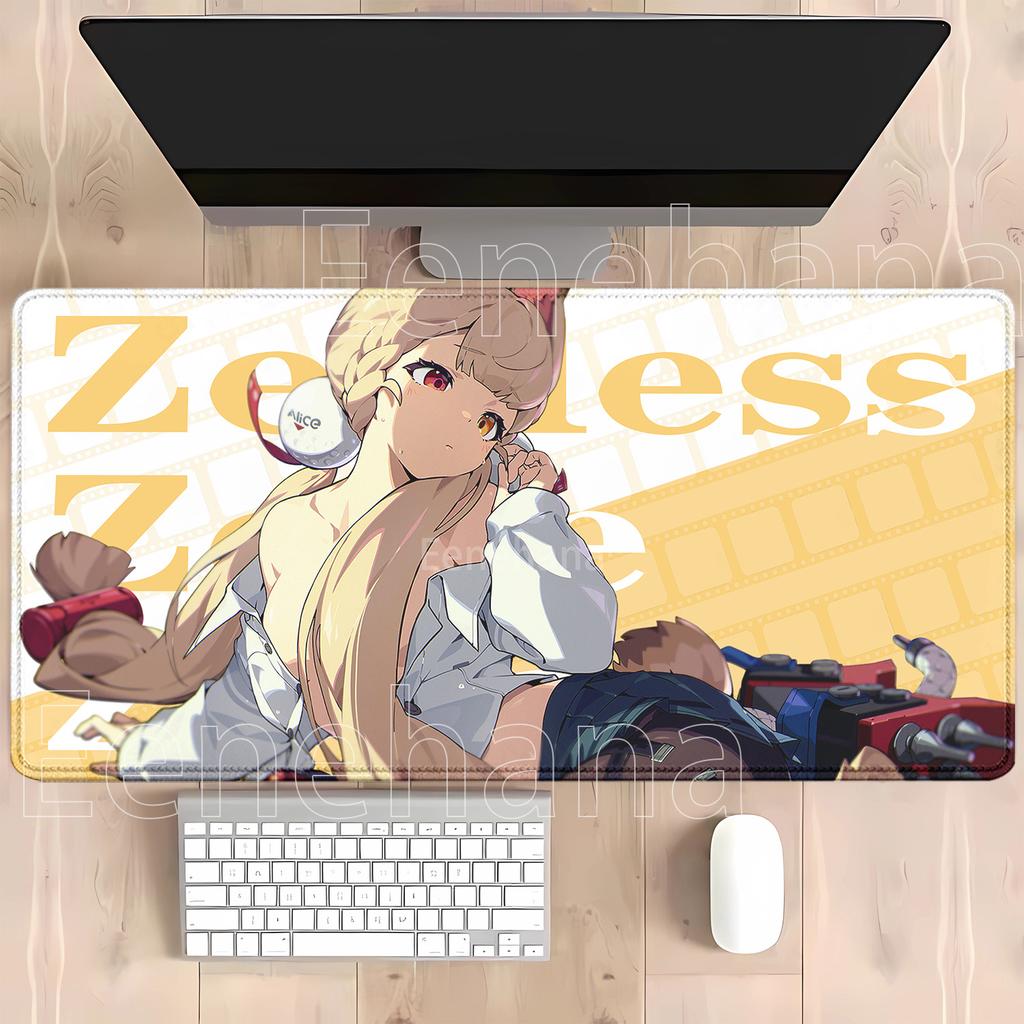 Promeia Hoshimi Miyabi Ye Shunguang HD Печать Коврик для мыши Zenless Zone Zero Zzz Клавиатура Настольные коврики Аниме Девушки Оверлок Коврик для мыши