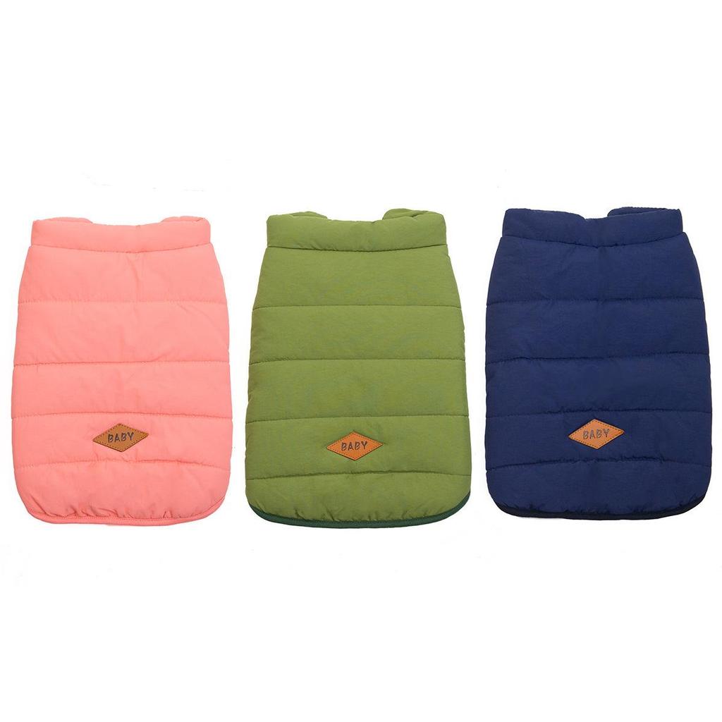 Pet Autumn/Winter Cotton Coat for Bulldogs, Pugs, Basset Hounds, Shar Peis