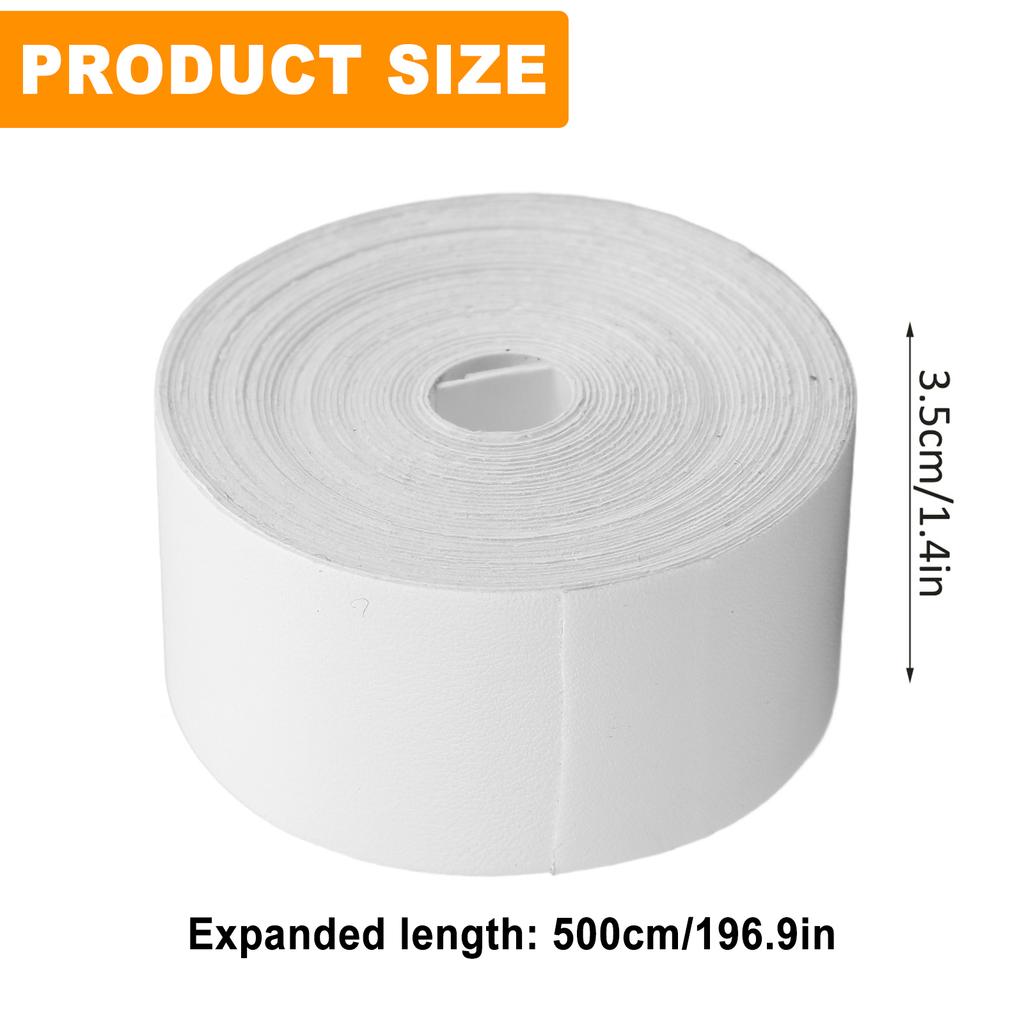 2 шт., наклейка на голову теннисной ракетки для бадминтона, защитная наклейка из искусственной кожи, 3,5 см x 5 м