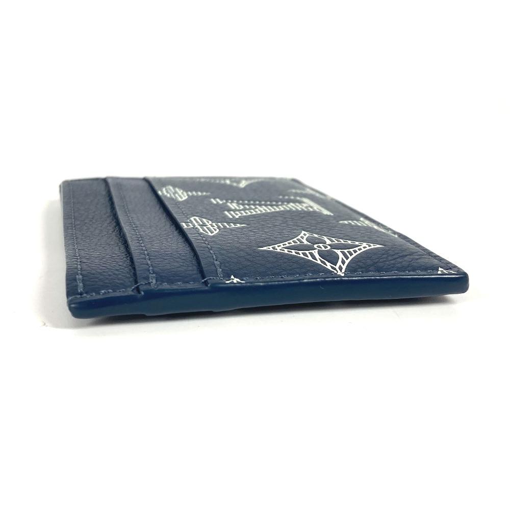 Louis Vuitton M83700  Monogram shadow Porte Cult-Double Card Holder Card Case