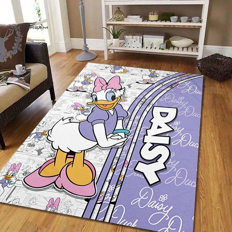 1 шт. Ковер с рисунком персонажей мультфильмов Disney, ковер для зоны, нескользящий ковер, коврик для пола, стирающийся вручную, подходит для гостиной, спальни, домашнего декора