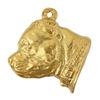 Staffordshire Bull Terrier, Staffy II - necklace with a dog in a gift box, gold-plated pendant for a dog lover, striking jewelry by Art-Dog