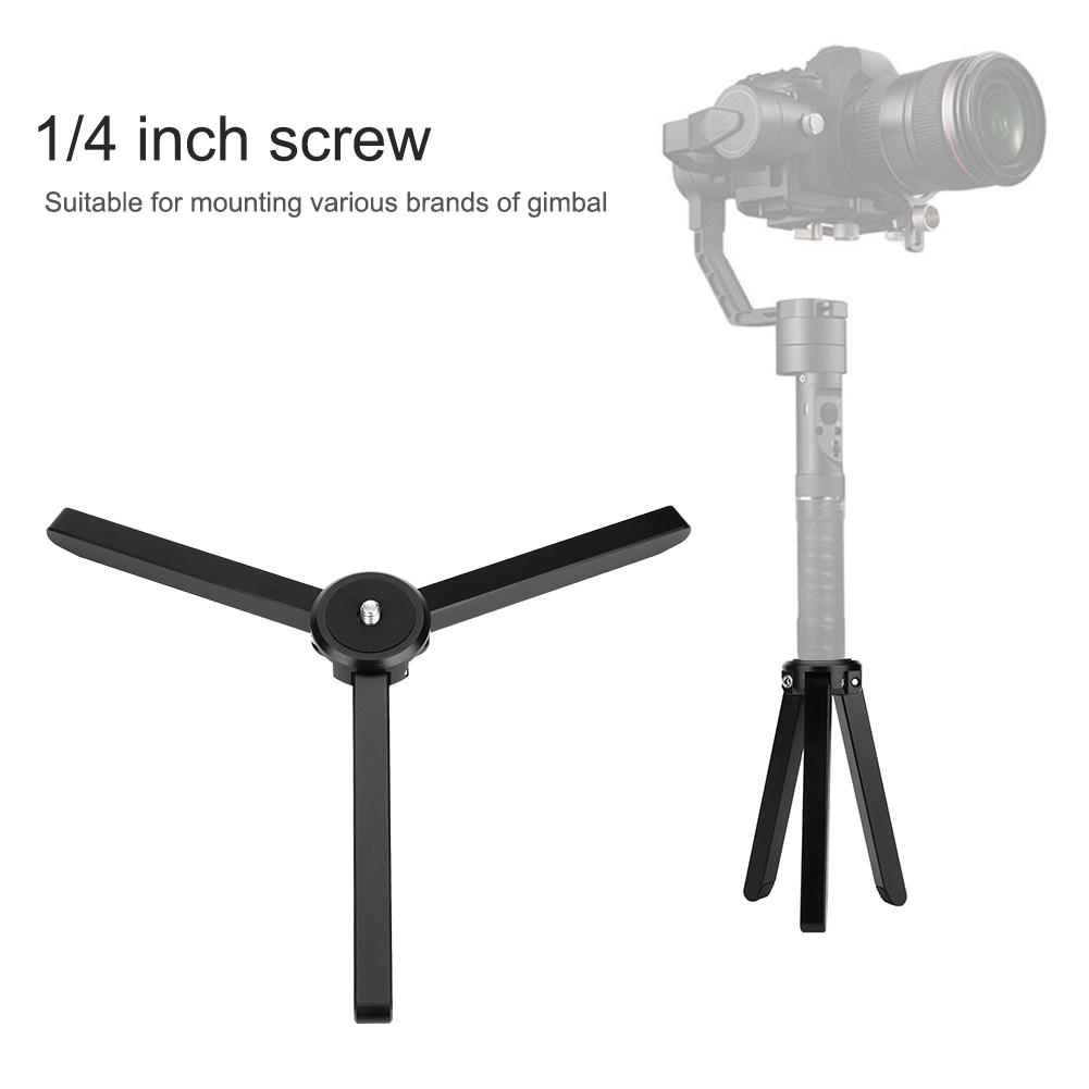 Mini Aluminium Alloy 15KG Heavy Load Folding 1 4   Screw Tripod Accessory for DJI Zhiyun
