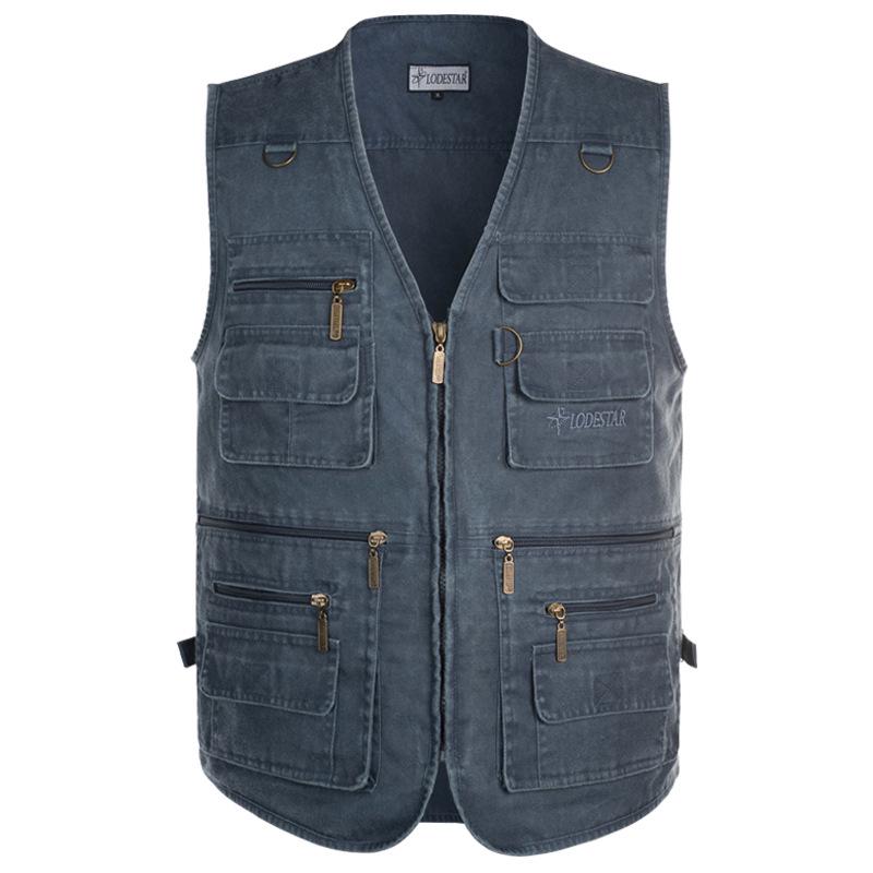 Men's Vest Fashion Spring and Autumn Casual Outdoor Vest