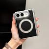 Luxury Leather 360 Degree Rotating Bracket Magnetic Phone Case, for IPhone Ultra 18 Fold with Central Anti Drop Protective Cover