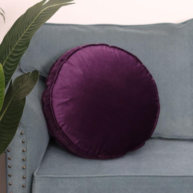 Круглые наволочки, наволочка из бархата, декоративная наволочка для дивана/кресла/автомобиля, наволочка для подушки, чехол для подушки для дома, коврик-футон