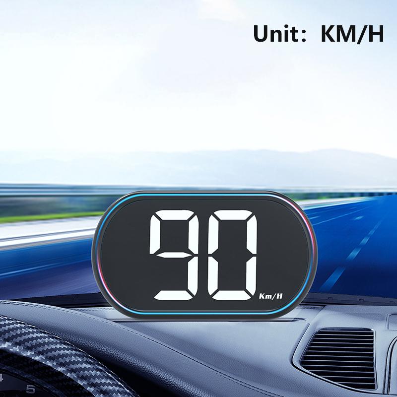 Автомобильный светодиодный цифровой спидометр Head-Up Display Универсальные приборы для измерения скорости автомобиля Спидометр HUD Помощник для безопасного вождения грузовика