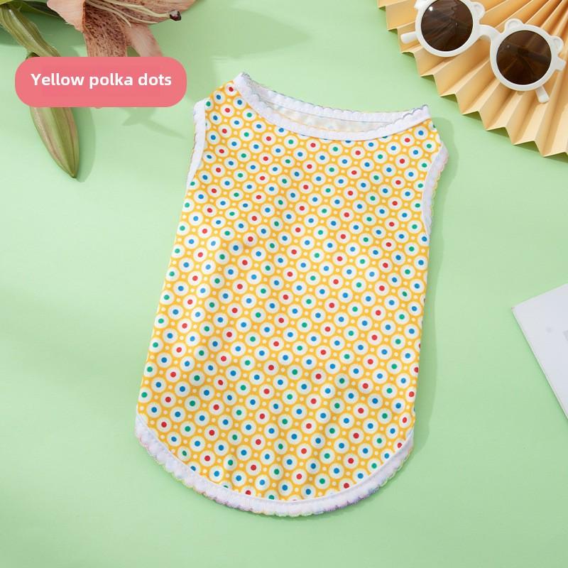 Летний жилет для домашних животных, одежда для щенков, собак и кошек