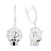 Silver Earrings with Cubic Zirkonia (2145288)