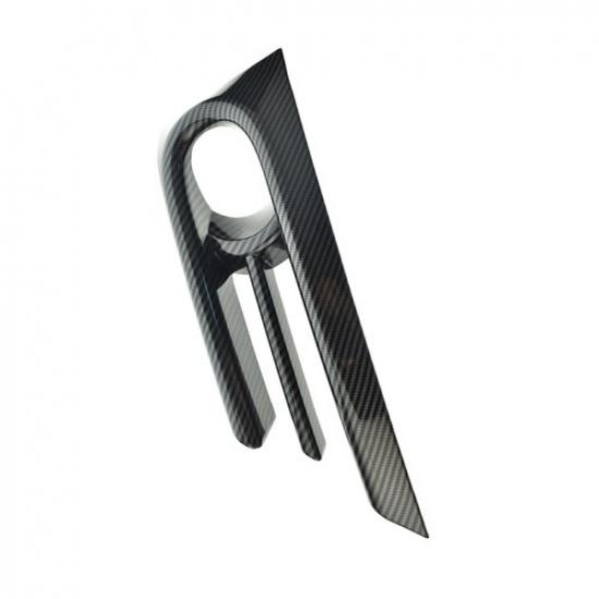 Fits Honda CR-V/CRV -21 Front Fog Light Lamp Cover Trim Glossy Carbon Fiber