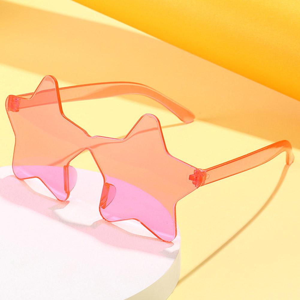 Star Shape Sun Glasses Party Glasses Polarized Eyeglasses Hip-hop Gathering For Women DIY Penta O2G9