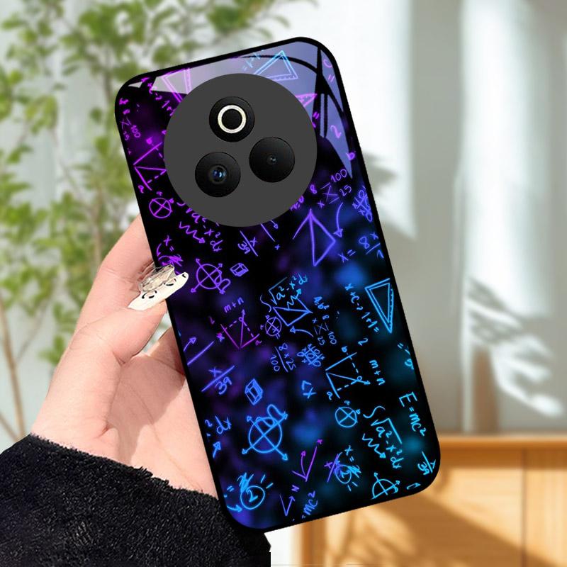 Закаленное Стекло Чехол для Телефона Для OPPO Realme P3 Pro 5G Funda Ударопрочный Жесткий ПК Корпус Задняя Крышка Для Realme P3Pro RMX5032 Coque