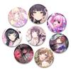 32/44/58mm The Idolmster Icons Brooch Round Cute Cartoon Badge Amami Haruka Hoshii Miki Lapel Pins for Backpack Gift Accessory