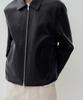 Musinsa Standard Crinkle Synthetic Leather Single Jacket [Black]