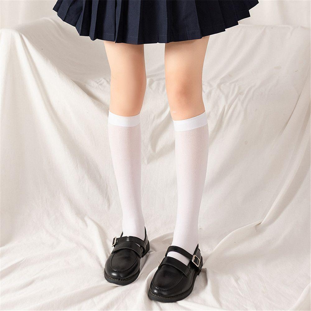 Непрозрачные сексуальные эластичные чулки до бедра выше колена женские длинные носки