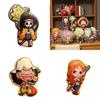 Креативная плюшевая подушка One Piece, мультяшная подушка Луффи, Зоро, Чоппера, детский фестивальный подарок, персонажи)