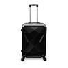 Черный чемодан среднего размера Diamond ABS 16602