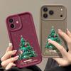 Christmas Tree Pattern Case For iPhone 17 Air 16e 16 15 14 Pro Max 13 17 Pro Max 17 Pro 17 Shockproof Soft TPU Silicone Phone Cover Funda