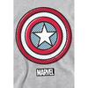 Captain America Childrens/Kids Ziptone Shield Heather Pull Over Hoodie