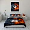 "Fiery Splash Fusion" Bedding sets Duvet covers Pillowcases(1* Duvet Cover 2* Pillowcases without duvet insert)