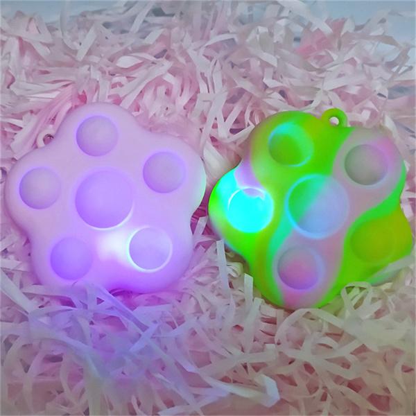 3D игрушки-непоседа светящийся шар антистресс Popit Figet детские игрушки подарок