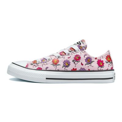 Chuck Taylor All Star Canvas Низкие Кеды для Детей Детские Кеды Розовый Фиолетовый Разноцветный 671600C