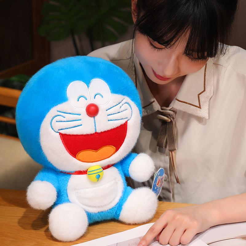 Cartoon Doraemon Kawaii Plush Toy Soft Stuffed Animal Doll Doll Anime Figures Room Decoration Birthday Gifts for Girlfriend